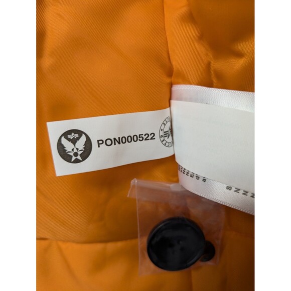 Alpha Industries N-3B Slim Fit Parka Mens XS US Army Jacket Blue MJN31210C1 NEW - Picture 16 of 16